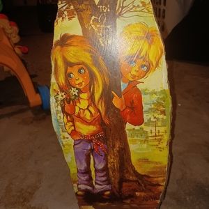 Wood paintings vintage